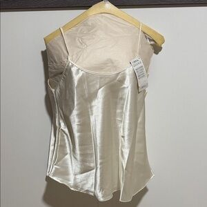 Elegant Satin Camisole in Cream